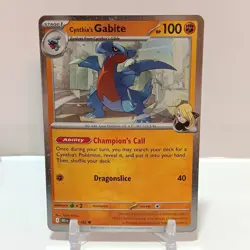 Pokemon Cynthia's Gabite (Cosmos Holo) 103/182 NM Misc Cards & Products - Image 1