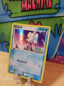 Pokemon Card - Wingull Crystal Guardians 70/100 Common Reverse Holo Stamped - Image 2