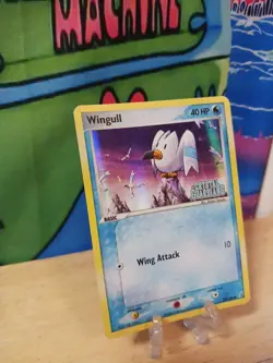 Pokemon Card - Wingull Crystal Guardians 70/100 Common Reverse Holo Stamped - Image 3