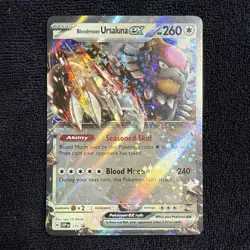 Bloodmoon Ursaluna ex 177 Sv: Scarlet & Violet Promo Cards Holo Near Mint - Image 1