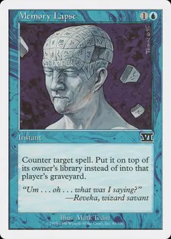 4x Memory Lapse - LP - 6th Edition - SPARROW MAGIC mtg - Image 1