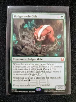 MTG Badgermole Cub 0167 Avatar: The Last Airbender NM - Image 1