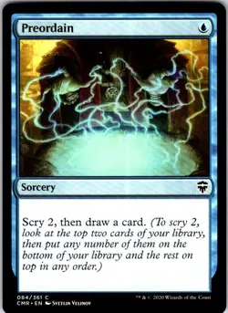 Magic | CMR | Preordain | 84 | Normal | NM - Image 1