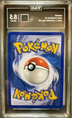 2003 Pokemon EX Mudkip 60/109 Ruby and Sapphire Regular TAG 8.5 NM-MT - Image 2