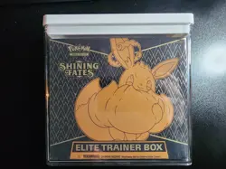Pokemon TCG SHINING FATES Elite Trainer Box ETB Factory Sealed in Protector - Image 1