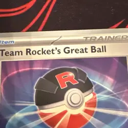 Pokemon Sv10: Destined Rivals - Team Rocket's Great Ball Reverse Holo 175/182 - Image 4