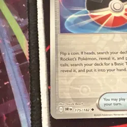 Pokemon Sv10: Destined Rivals - Team Rocket's Great Ball Reverse Holo 175/182 - Image 5
