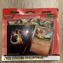 🔥Pokemon TCG Ascended Heros🔥 Tech Sticker Pack New Sealed charmander - Image 1
