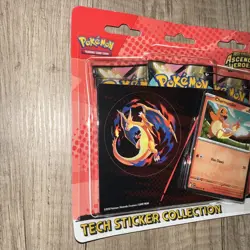 🔥Pokemon TCG Ascended Heros🔥 Tech Sticker Pack New Sealed charmander - Image 2