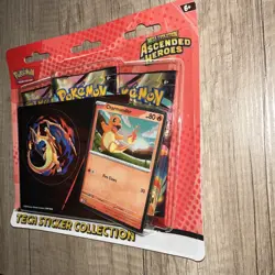 🔥Pokemon TCG Ascended Heros🔥 Tech Sticker Pack New Sealed charmander - Image 3
