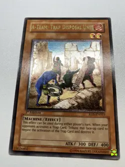 Yugioh A-Team: Trap Disposal Unit 1st Edition Ultimate Rare RDS-EN033 MP - Image 1