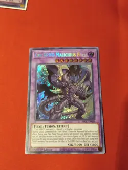 BROL-EN069 - Evil HERO Malicious Bane - Secret Rare - Brothers of Legend- VLP - Image 1