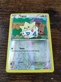 Togepi 102/135 Plasma Storm Pokemon Card Reverse Holo - Image 1