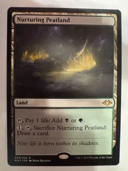 Magic the Gathering Nurturing Peatland Modern Horizons Regular - Image 1