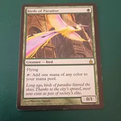 MtG Birds of Paradise:) NM LP ACTUAL PHOTOS - Image 1