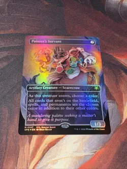 Painter’s Servant X1 Mtg Lorwyn Eclipsed Nm Foil Borderless Special Guest - Image 1