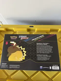 Pokemon TCG Sword & Shield X3 Crown Zenith Pikachu VMAX Special Collection Box 820650851889 - Image 2