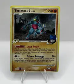 Toxicroak G DP41 Black Star Promo Diamond & Pearl Holo 2009 Pokemon TCG MP - Image 1