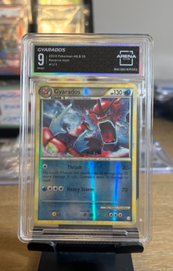 Pokemon: Heartgold & Soulsilver Shining Gyarados 123/123 Reverse Holo graded 9 - Image 1