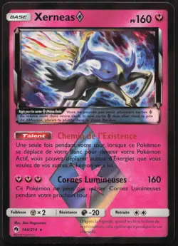 Carte Pokemon Xerneas Prisme 144/214 Holo Tonnerre Perdu Francais - Image 1