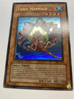Yugioh Toon Mermaid 1st Edition Ultra Rare MRL-072 HP - Image 1