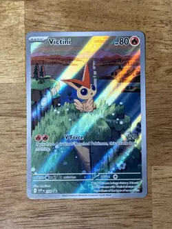 Pokemon TCG Victini Black Star Promo Card 208 Near Mint Condition - Image 1