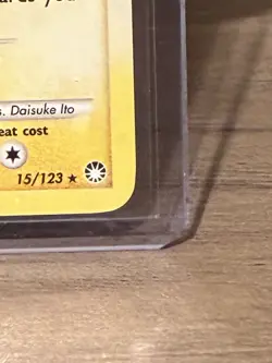 Pokemon RAICHU Card 15/123 HOLO Rare Mysterious Treasures MP Moderate Play TCG - Image 4