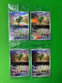 POKEMON SEALED TEAL MASK OGERPON 123 TWILIGHT MASQUERADE ETB PROMO PLAYSET X4 - Image 1
