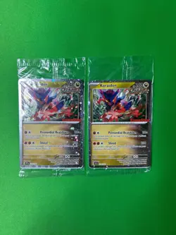 POKEMON SEALED KORAIDON 119/162 GAMESTOP EXCLUSIVE PROMO X2 - Image 1