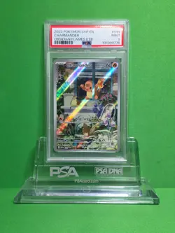 POKEMON 2023 OBSIDIAN FLAMES ETB CHARMANDER FULL ART 044 PSA 9 - Image 1