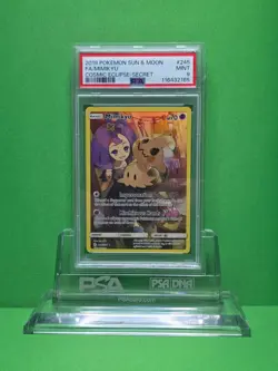 POKEMON 2019 COSMIC ECLIPSE MIMIKYU SECRET FULL ART 245 PSA 9 - Image 1