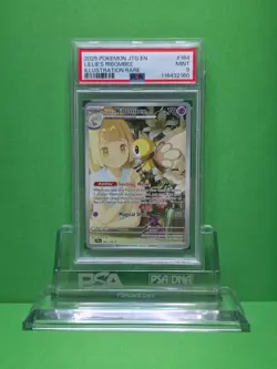 POKEMON 2025 JOURNEY TOGETHER LILLIE'S RIBOMBEE ILLUSTRATION RARE 164 PSA 9 - Image 1
