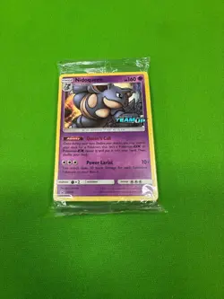 Pokemon SEALED Nidoqueen SM160 Team Up Prerelease Promo Pack!! - Image 1
