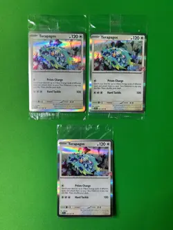 POKEMON SEALED TERAPAGOS 161/191 HORIZONS PROMO SET X3 - Image 1