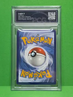 POKEMON 2022 SILVER TEMPEST LUGIA V ALTERNATE ART ULTRA RARE 186 PCG 9 - Image 2