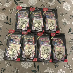 Seven (7) Pokemon Mega Evolution Phantasmal Flames Booster Packs - Image 1