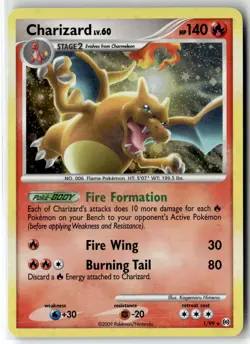Charizard ⭐ 1/99 Holo Rare Arceus 2009 Pokemon NM - Image 1
