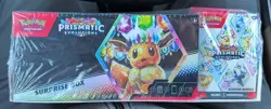 Pokemon Prismatic Evolutions Surprise Box And Booster Bundle Sealed - Image 1