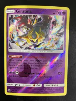 Giratina – 97/214 – Reverse Holo Rare – Pokemon Sun & Moon: Lost Thunder – LP - Image 1