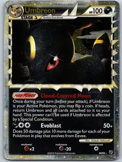 Pokemon - Umbreon (Prime) Undaunted #86/90 -- [Heavily Played] - Image 1
