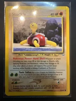 Pokemon TCG Shuckle Neo Revelation 51/64 Regular Unlimited Common - Image 1