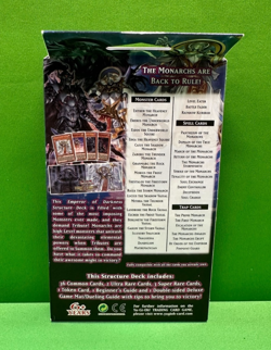 Yugioh Emperor of Darkness Structure Deck 1st Edition Factory Sealed - Image 2