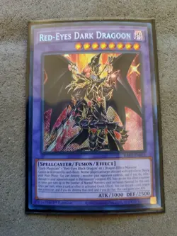 *** RED-EYES DARK DRAGOON *** 1ST EDITION SECRET RARE MINT HOLOGRAPHIC YUGIOH! - Image 1