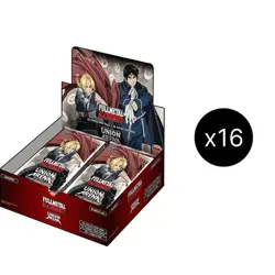 Union Arena Fullmetal Alchemist UE09BT Sealed Case of 16 Boxes - Image 1