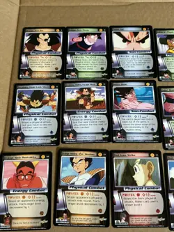 Dragon Ball Z CCG TCG Saiyan Saga 54 Card Lot Score 2000 TV Anime Manga Series - Image 2