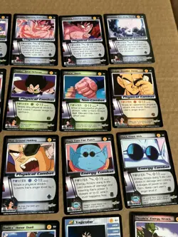 Dragon Ball Z CCG TCG Saiyan Saga 54 Card Lot Score 2000 TV Anime Manga Series - Image 4