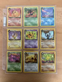 Lp-Mp Pokemon WOTC 48x Team Rocket Complete Common & Uncommon Cards Non Holo - Image 3