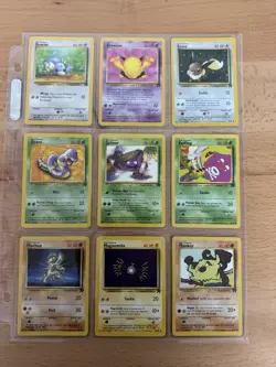 Lp-Mp Pokemon WOTC 48x Team Rocket Complete Common & Uncommon Cards Non Holo - Image 5