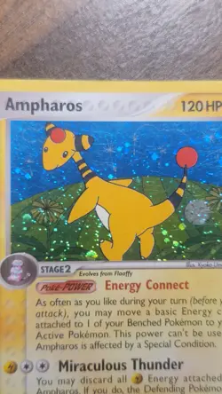 Ampharos - EX Unseen Forces 1/115 Holo Rare Pokemon Card TCG - Image 2