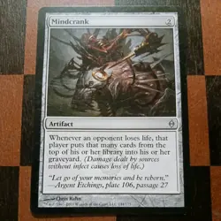 Mtg Mindcrank NN New Phyrexia Mill Magic Card Artifact - Image 1